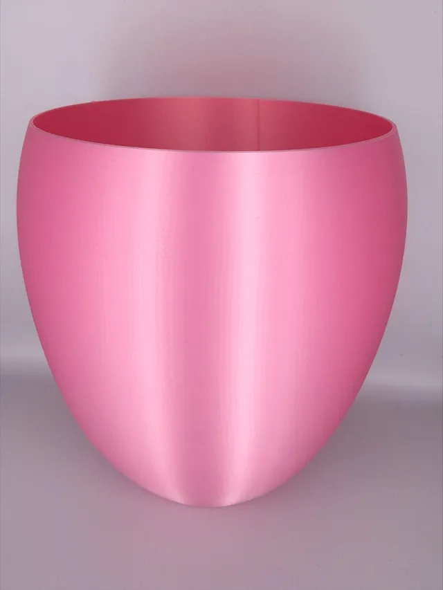 Celine73 Vaas - Smooth - Lichtroze zijdeglans