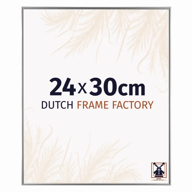 Dutch Frame Factory Fotolijst 24x30 cm - Kunststof - Zilver Hoogglans - Easy