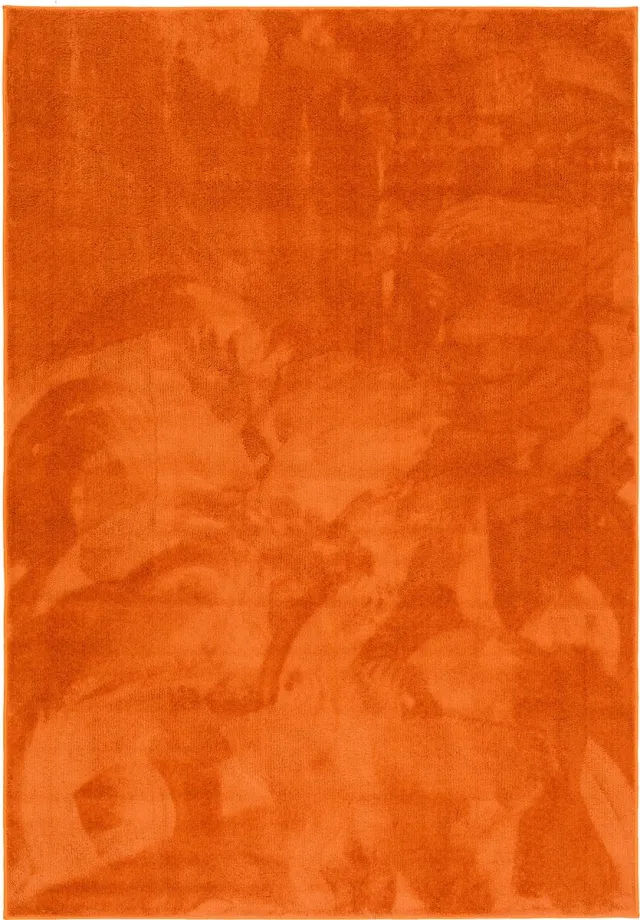 Snapstyle Luxe Superzachte Hoogpolig Langpolig Tapijt Deluxe Oranje