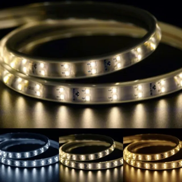 Silumen LED strip 220V Dubbel Rij 2835 IP65 (per meter) - Warm wit licht Andere