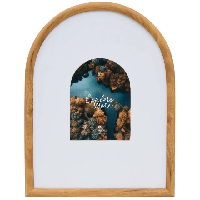 Atmosphera Créateur d'intérieur® Babetta fotolijst met boog, 13x18 cm, bruin Marron