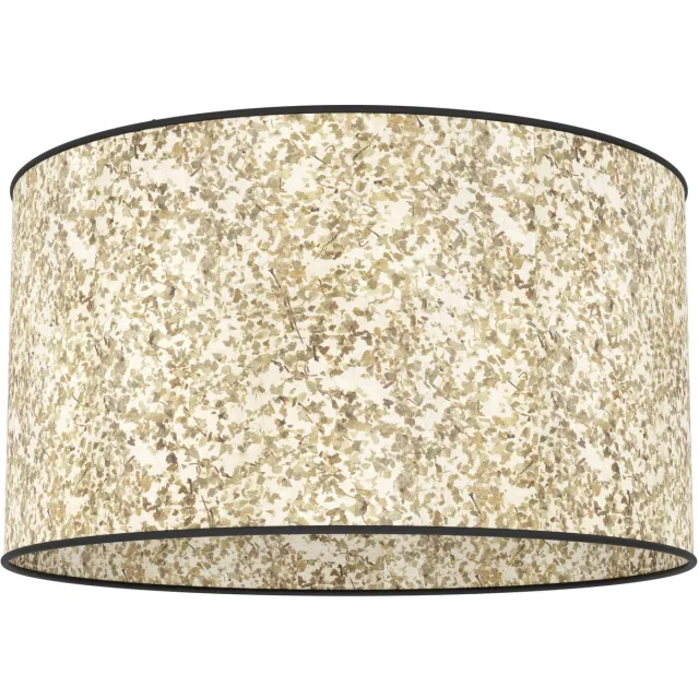 EGLO Butterburn Plafondlamp - E27 - Ø 38 cm - Zwart|Wit|Groen - Berkenbladeren