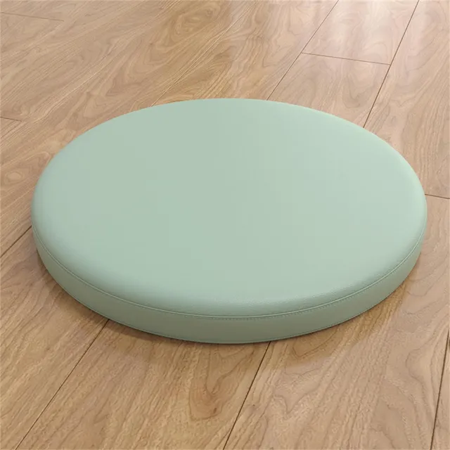 Famanu Rond zitkussen van traagschuim, waterdicht en wasbaar, ideaal voor thuis, keuken, eetkamer, tuin en kantoor, geschikt voor binnen en buiten (Diameter 30 cm, saliegroen