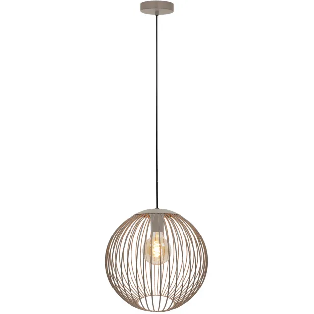 EGLO Lindero Hanglamp - E27 - Ø 32 cm - Zandkleur/Beige Zand;