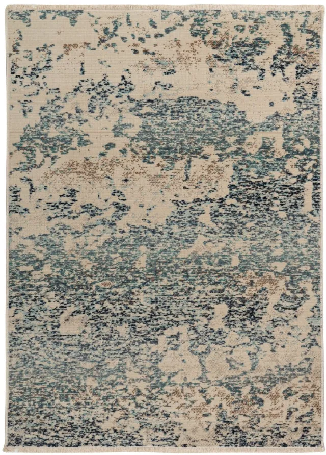 Dutch XXL Modern Vloerkleed | Tapijt | Charin | Abstract | Blauw | 80x150 cm