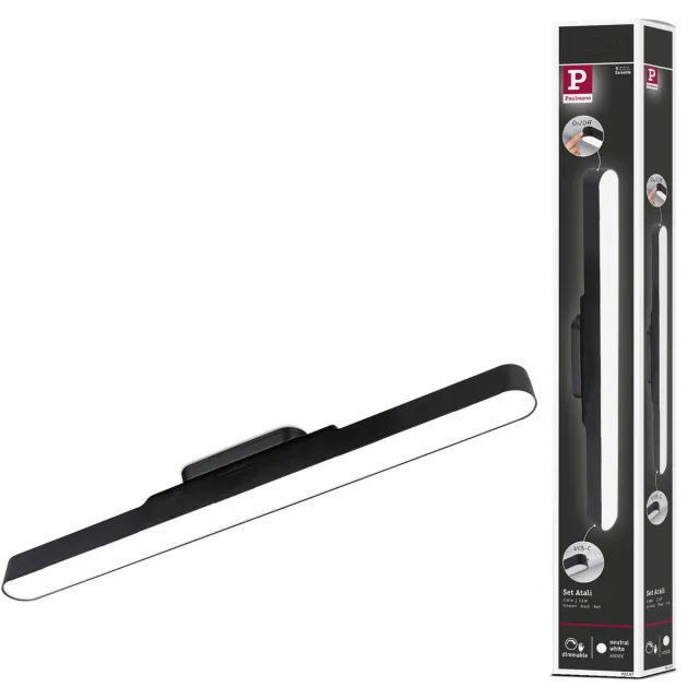 Paulmann Mobile opbouw meubellamp Atali 240lm 4000K Zwart