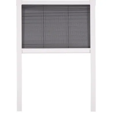 CanDo Plissé Raamhor Standard - 83x155cm - Wit