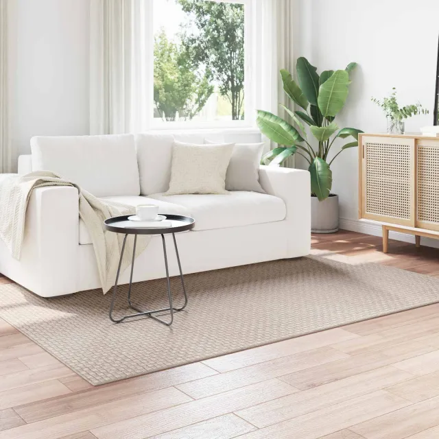 vidaXL Vloerkleden Rechthoekig FARO Crème 200 x 140 cm Polyester, foto 2