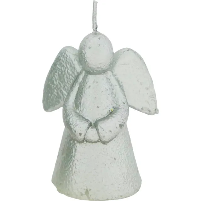 Home Society Engel kaarsje - Engel - Cherub - S - Zilver - Doosje 6 stuks