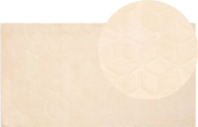 Beliani THATTA - Vloerkleed - Beige - 80 x 150 cm - Nepbont