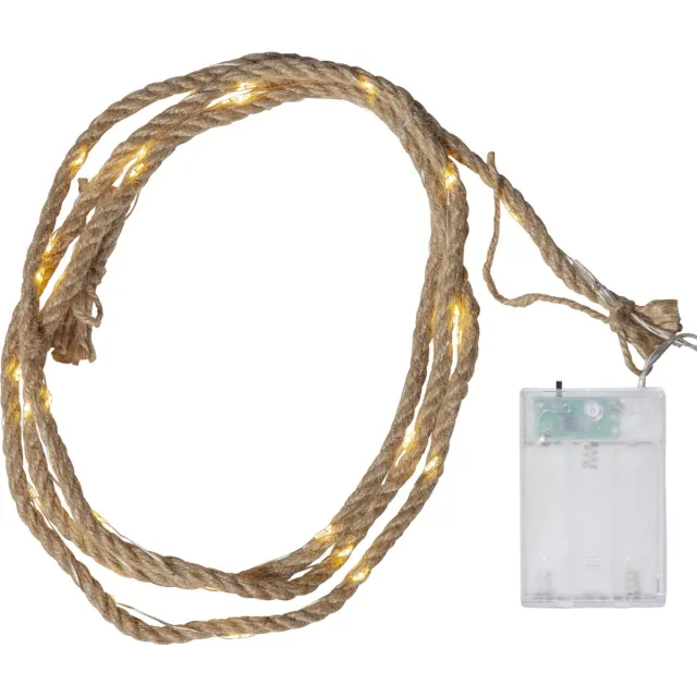 Star Trading Jutta Kerst Lichtsnoer - Kerstverlichting - LED - 200 cm - beige