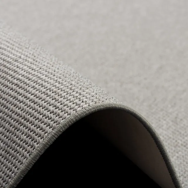 Snapstyle Vloerkleed Bentzon Natuur Platweave Rond Zilver