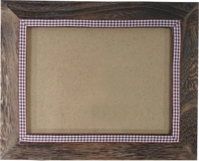 Cosmo Casa Fotolijst - Wandfotolijst - Shabby Look - Landhuisstijl - Hout - Bruin - 21x26cm