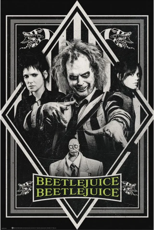 BEETLEJUICE Beetlejuice Beetlejuice Unisex Poster - zwart/wit/groen - Standard zwart;wit;groen
