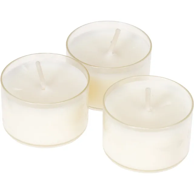 Wenzel Kerzen Citronella-geurende theelichtjes voor romantische avonden thuis of in Wit