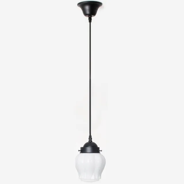 Coloured by Art Hanglamp aan snoer Eden Moonlight - Art Deco Trade Zwart
