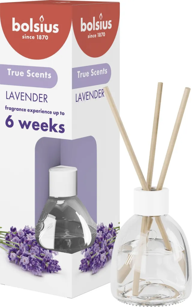 Bolsius True Scents lavendel geurstokjes paars