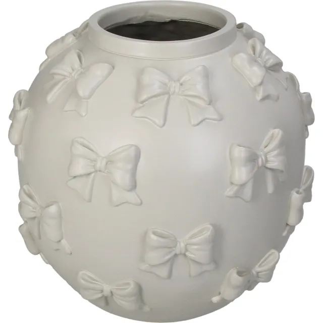 HD Collection Vaas Strik Polyresin Ivoor 22x22x21cm