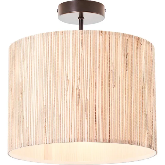 Brilliant Wimea - Plafondlamp - Beige - Zwart