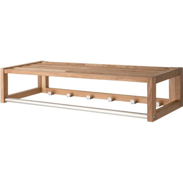 Rowico Home Confetti kapstok met hoedenplank naturel eiken - 80 cm