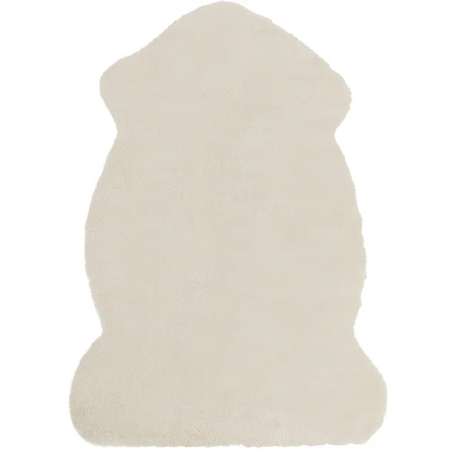 Beliani UNDARA - Schapenvel - Beige - 60 x 90 cm - Acryl