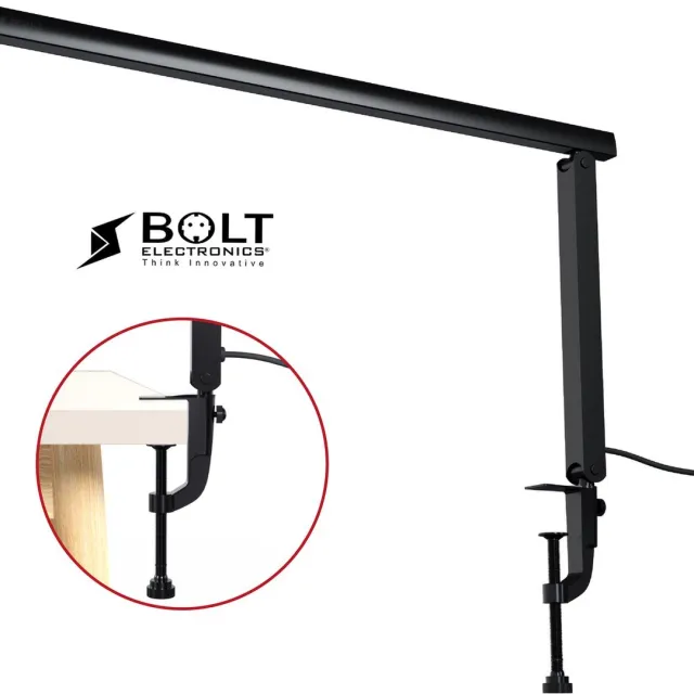 Bolt Electronics® Daglichtlamp - Lichttherapielamp - Daglichtlamp Bureaulamp - Daylight Lamp - Daglichtlamp Hobby, Schilderen - Lichttherapielamp Winterdepressie - Lichttherapie - Daglichtlampen - Hobbylamp - Handwerklamp - Borduurlamp - Zilver Wit