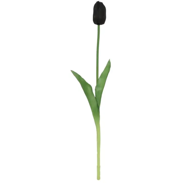 Countryfield Kunstbloem tulp Zwart 10x10x47cm roze