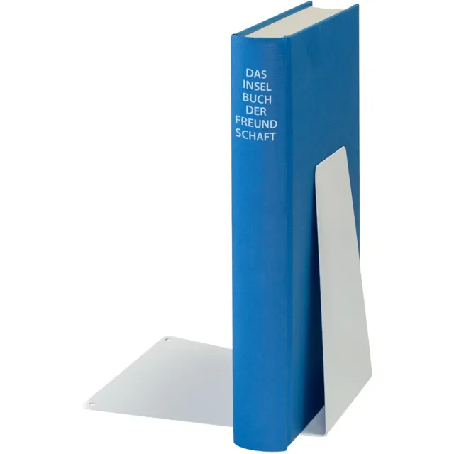 Leitz boekensteun, (B)125 x (D)145 x (H)140 mm, wit