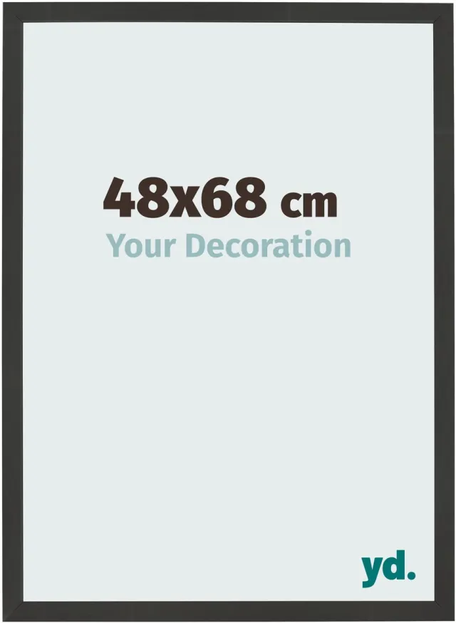 yd. Your Decoration - Fotolijst 48x68 cm - MDF - Zwart Houtnerf - Bologna