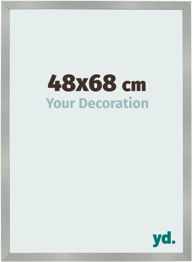 yd. Your Decoration - Fotolijst 48x68 cm - MDF - Aluminium Geborsteld - Bologna