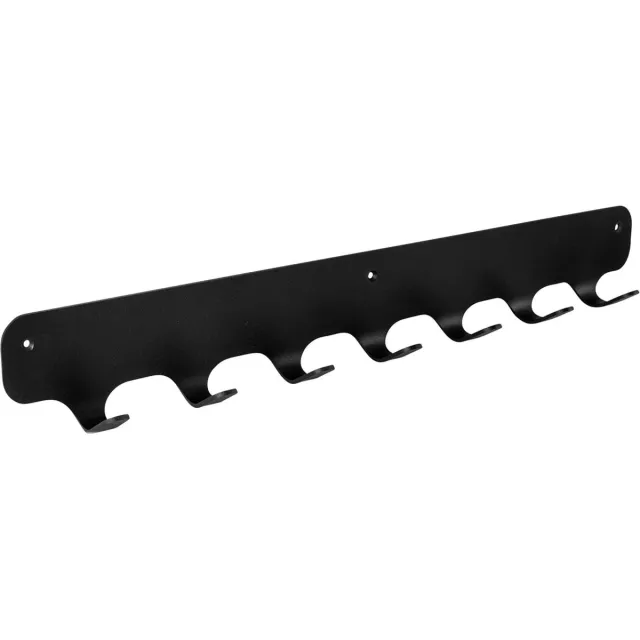 Gorillz Rounded Seven - Wandkapstok - 67 x 6 x 7,8 mm - Zwart