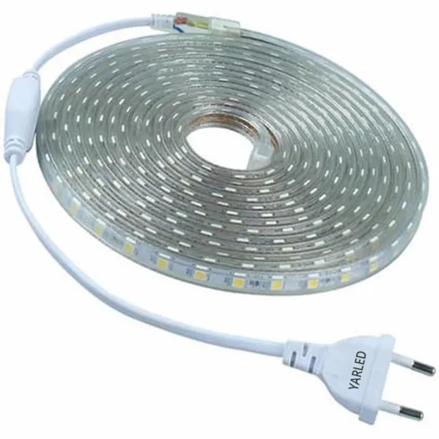 Aigostar / Yarled LED Strip 230V - Warm wit 3000k - 60xSMD5050/m - 10m - IP66 Waterproof - led light strip