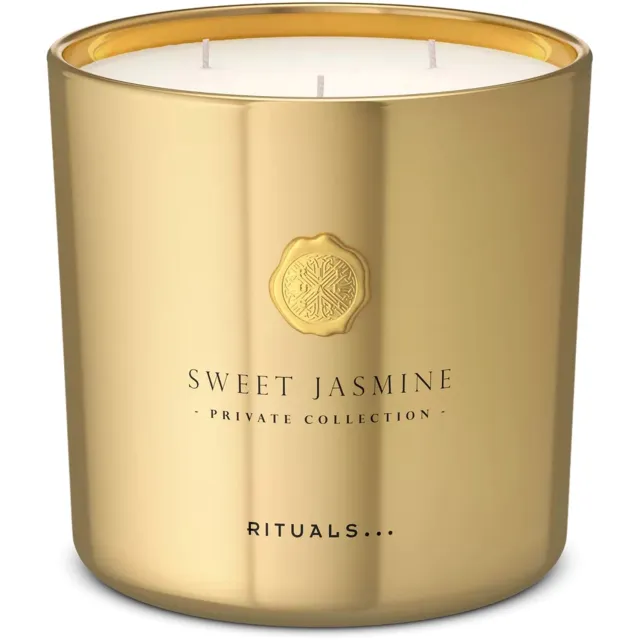 Rituals Cosmetics Rituals Sweet Jasmine - Scented Candle 1000 gram - Geur Kaars 1000 gram Gold Kleur
