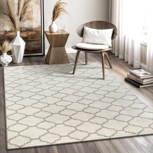Muratap Boho Klasik Laagpolig Vloerkleed Crème- 80x150 CM Creme