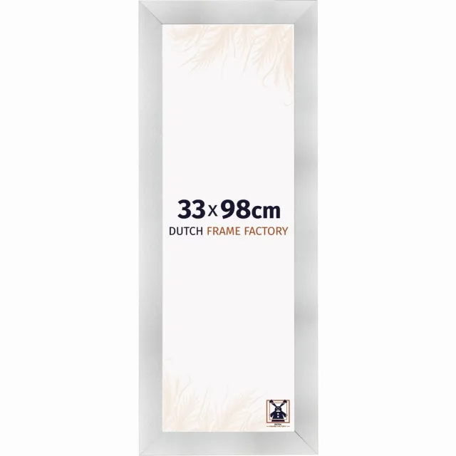 Dutch Frame Factory Fotolijst 33x98 cm - MDF - Aluminium Geborsteld - Praag