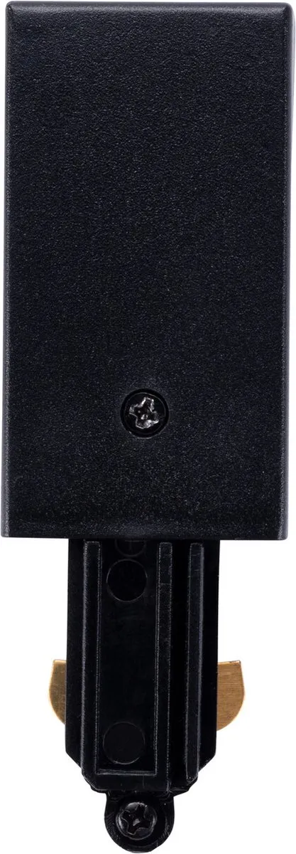 LEDVION 1-Fase Rail Power Connector (Zwart) - Naadloze Intergratie 1-Fase
