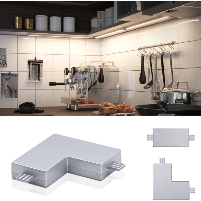 Paulmann Clever Connect Verbindingen Barre 50x50 mm Chroom mat