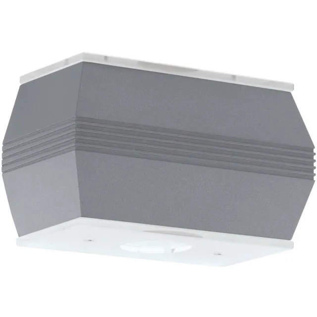 Eglo Norika 1 - Buitenverlichting - Wandlamp - 4 Lichts - LED - Zilver - Wit