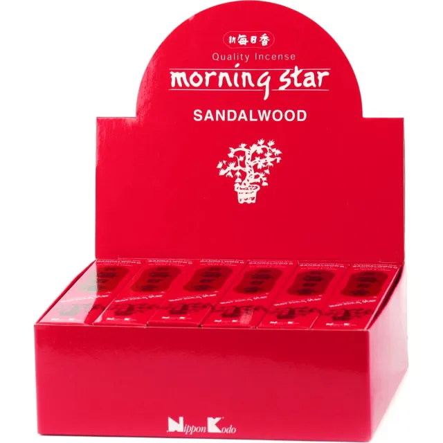 Nippon Kodo Morning Star - Sandalwood - Sandelhout - Japanse wierook - 12-pack