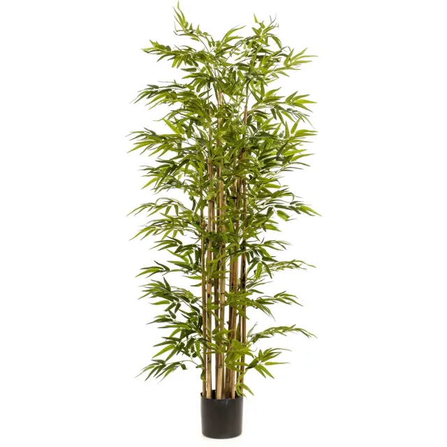 Emerald Kunstplant Bamboe Deluxe 175cm - Kunstplant voor binnen Groen