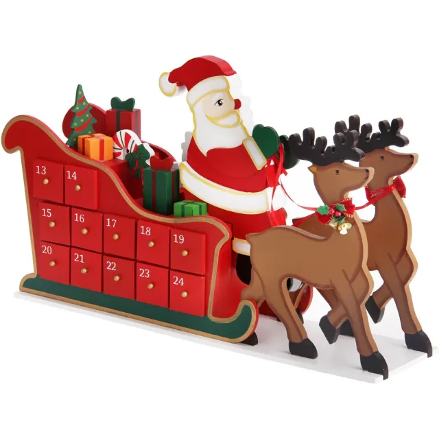 spielwerk Herbruikbare Adventskalender – Slee 24 Deuren Kerstslee