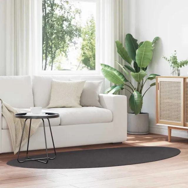 vidaXL Tapijt HUARTE Antraciet 100 x 200 cm Polyester, foto 2