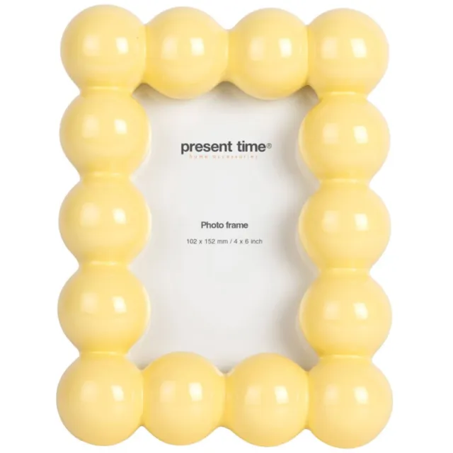 Present Time fotolijst Odense 4,5x15,5 cm - zachtgeel