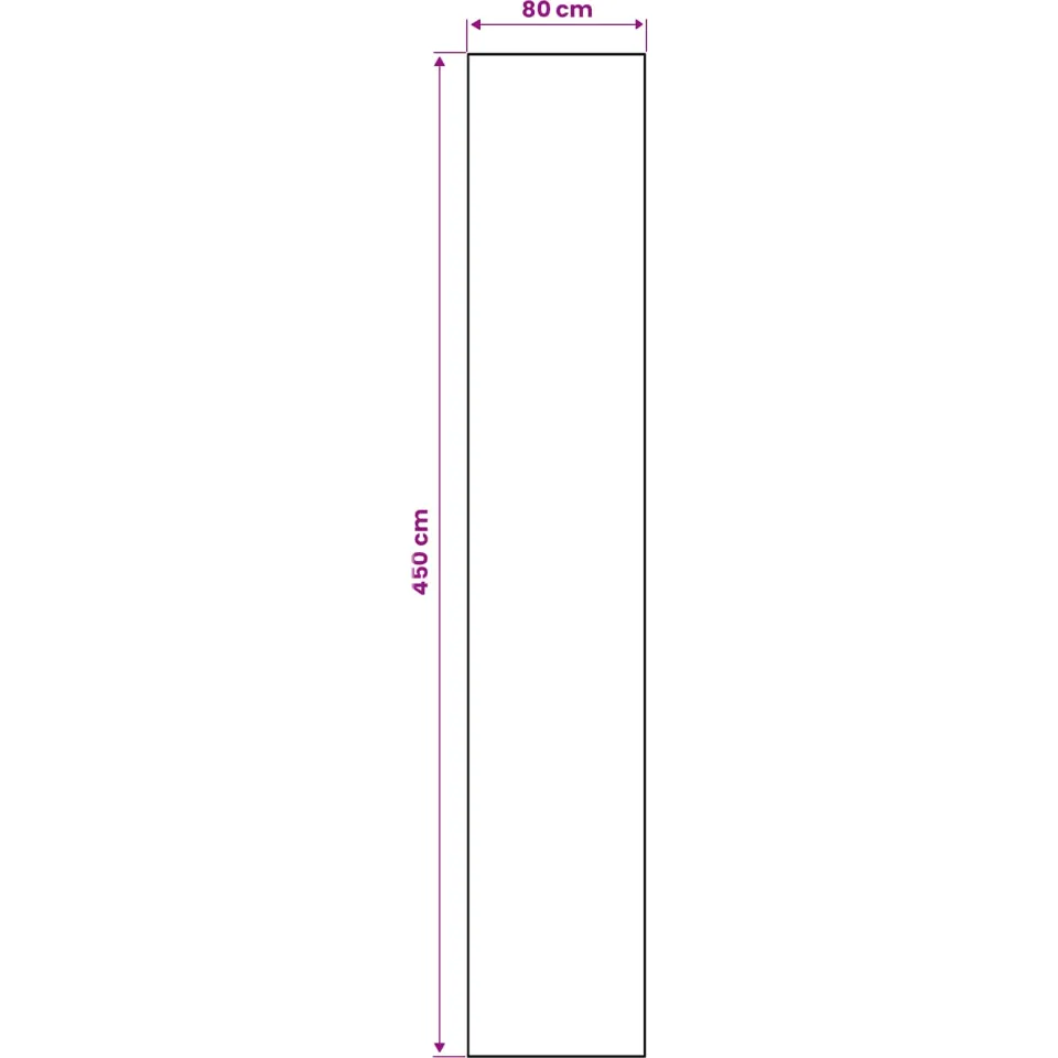 vidaXL Vloerkleedloper ORIZ 1150 gsm Blauw 100% polyestervilt, foto 4