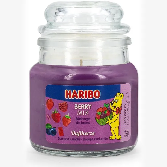 Haribo Berry Mix 85grams kaarsje Meerkleurig
