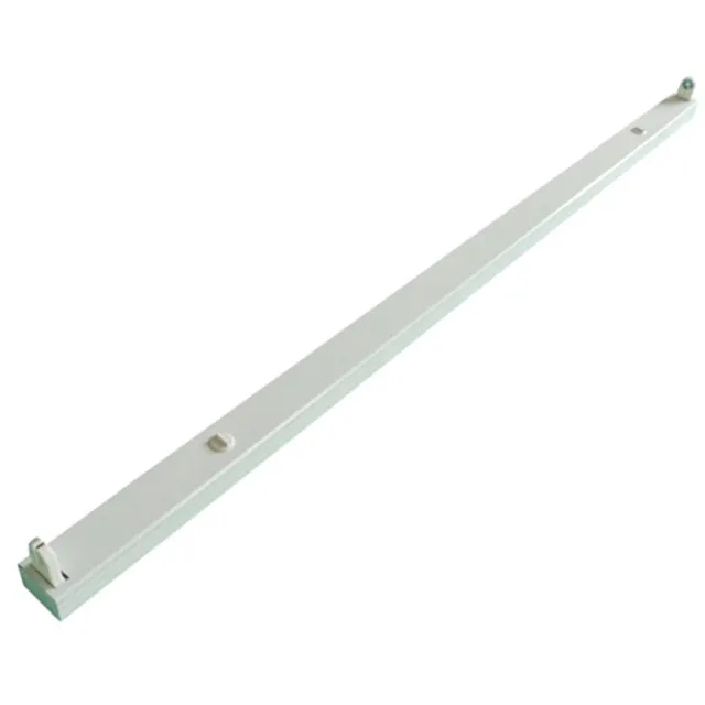 BES LED LED TL Armatuur T8 - Aigi Dybolo - 150cm Enkel - IP20 - Mat Wit - Staal