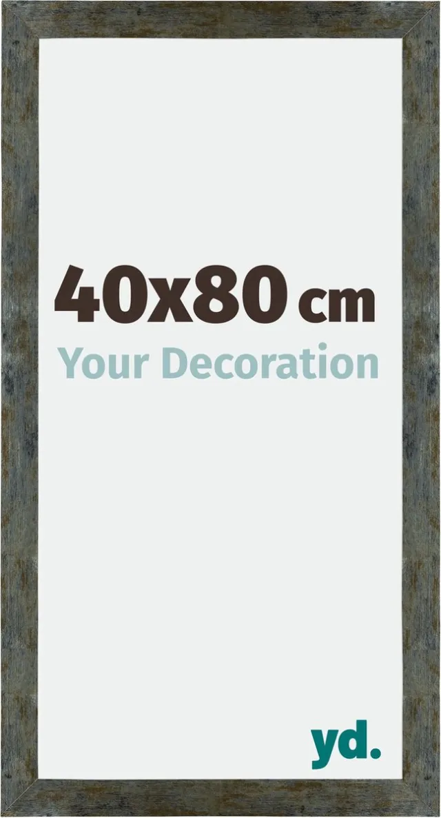 yd. Your Decoration - Fotolijst 40x80 cm - MDF - Blauw Goud Gemeleerd - Mura