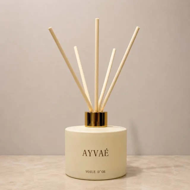 AYVAÉ Ivoire - VOILE D'OR - 185 ML - AROMA DIFFUSER Creme wit