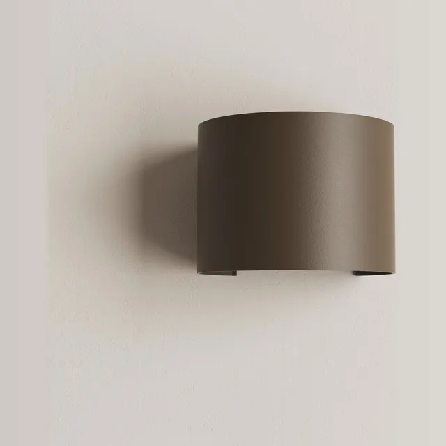ZTAHL Wandlamp Bari Rond Platinum Incl. lamp