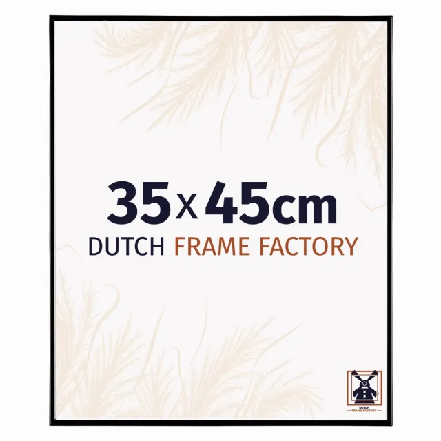 Dutch Frame Factory Fotolijst 35x45 cm - Kunststof - Zwart Hoogglans - Easy